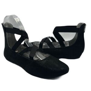 Nine West Sz 4 Black Dress‎ Shoes with Crisscross Straps